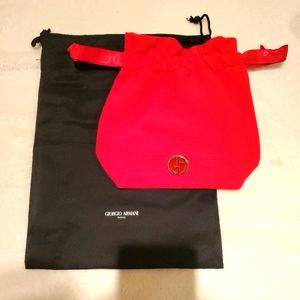 New Giorgio Armani Beauty Red Premium Pouch